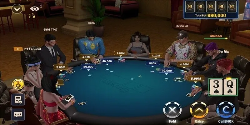 Giới thiệu trò chơi poker 3D