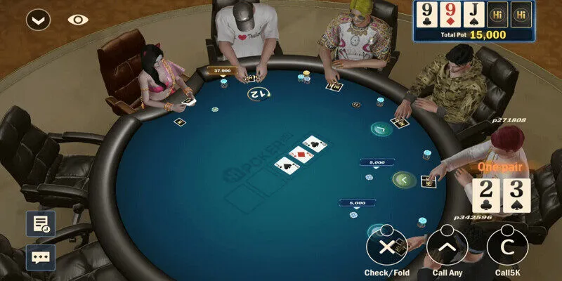 Thuật ngữ trong game poker 3D